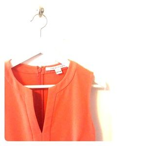 Coral sleeveless DVF dress!!